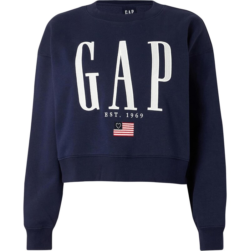 GAP Mikina námornícka modrá / biela 68479626
