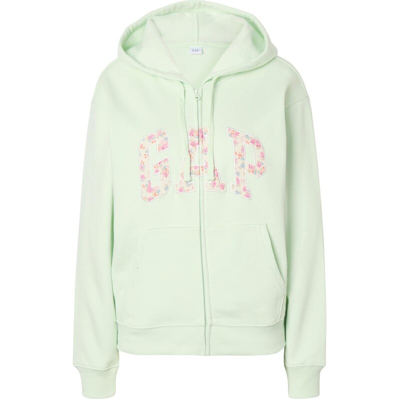 GAP Tepláková bunda HERITAGE béžová / svetlomodrá / svetlozelená / 68479621