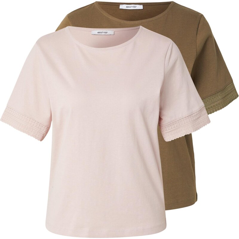 ABOUT YOU Tričko Ina olivová / orgovánová 68479685