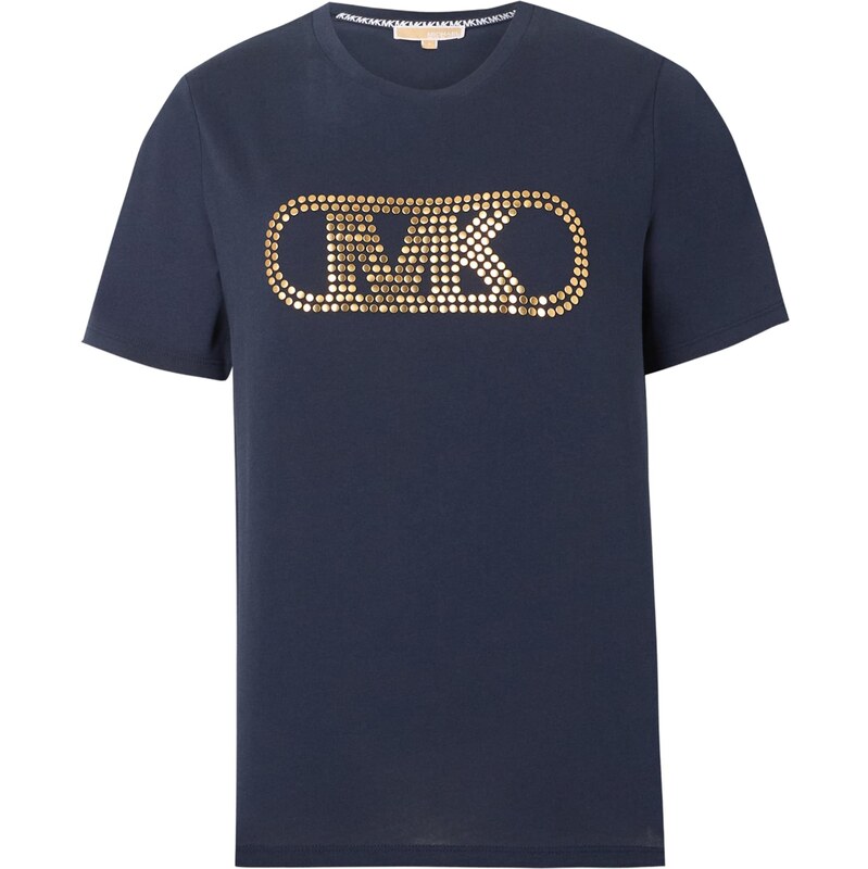 MICHAEL Michael Kors Tričko EMPIRE CLASSIC námornícka modrá / zlatá 68479679