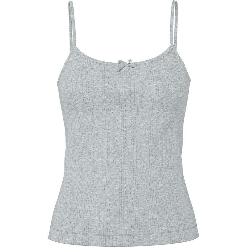 PIECES Top svetlosivá 68479675