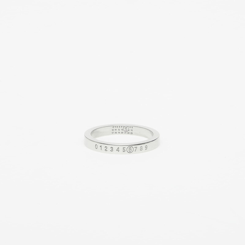 Prsteň MM6 Ring Brushed Palladio 8 68474993