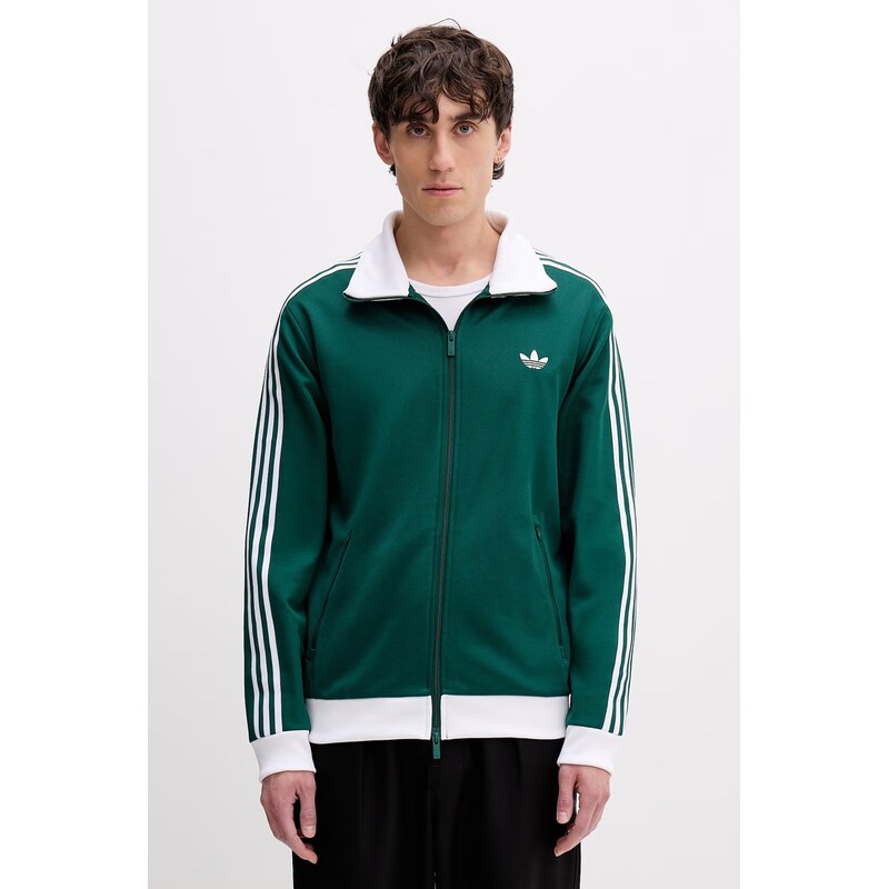adidas Originals mikina na zips pánska s bavlnou 68476335