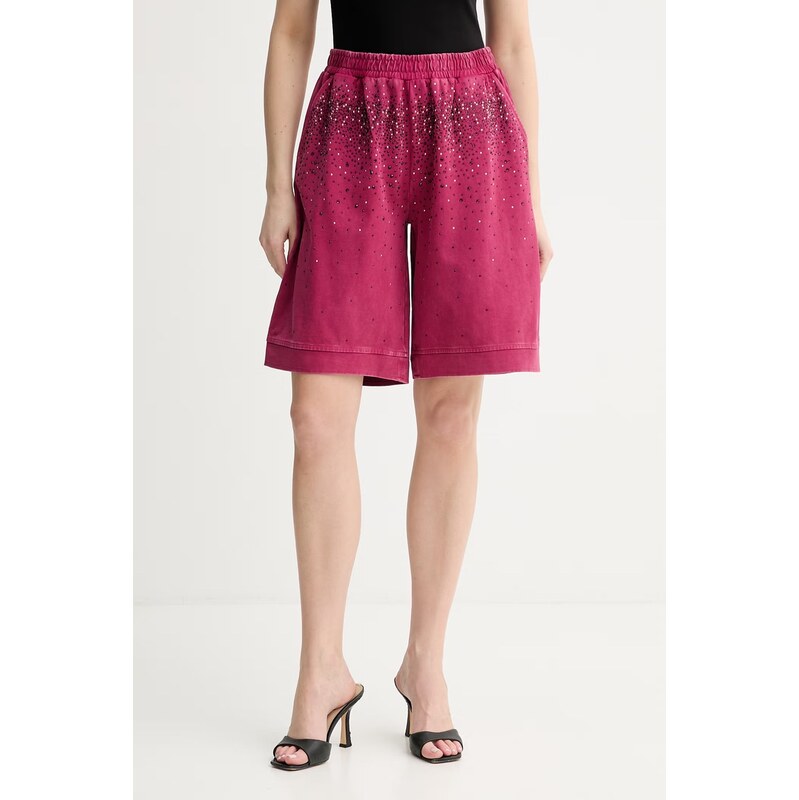 Liu Jo teplákové šortky dámske bavlnené 68476336