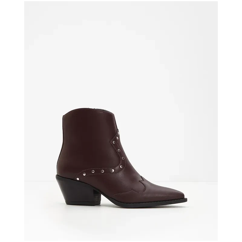 bonprix Kovbojské krátke čižmy, farba hnedá 66048487