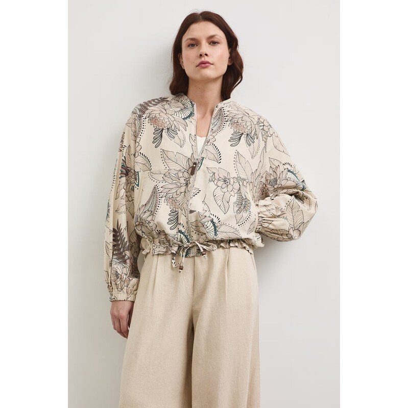 Ľanová bomber bunda Medicine 66513482