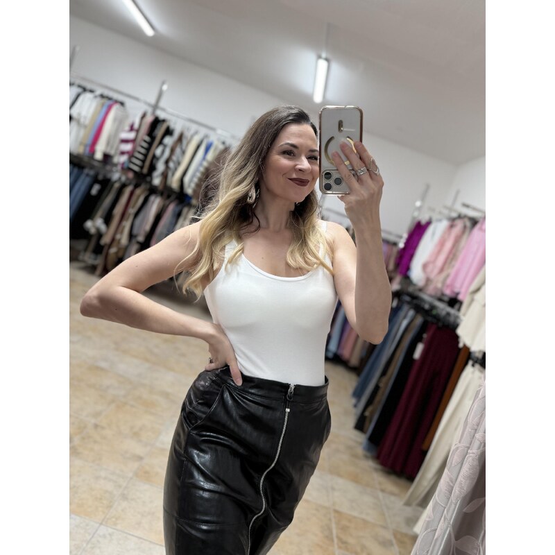 E-shop Modrý top s podrsenkou Viana