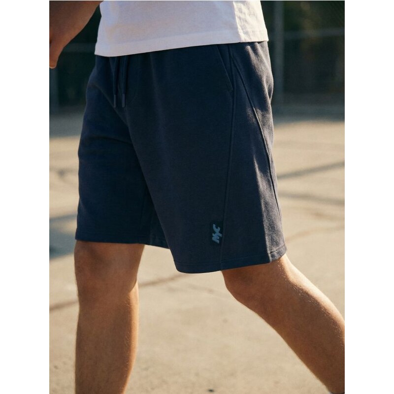 Sinsay - Teplákové šortky - tmavomodrá 68476200