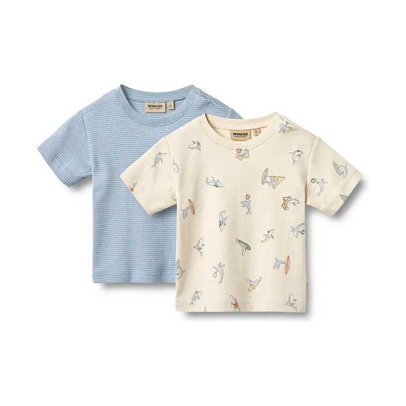 Wheat tričko dojčenské bavlnené 2-pak 68477420