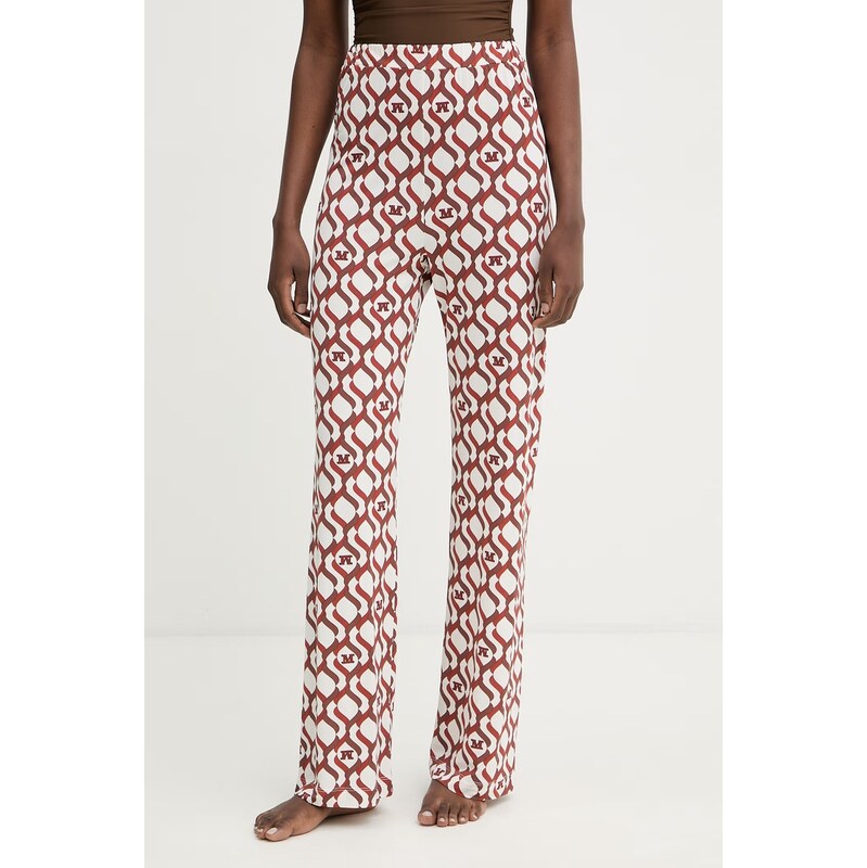 E-shop Max Mara Beachwear nohavice dámske z viskózy ABATE