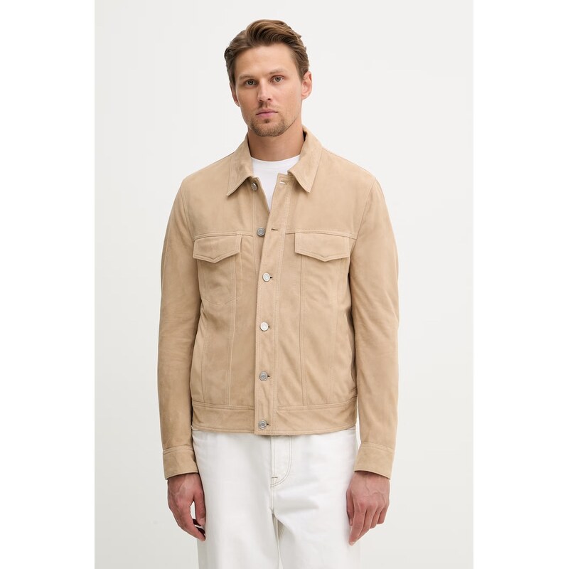 Trussardi bunda pánska semišová 68477659