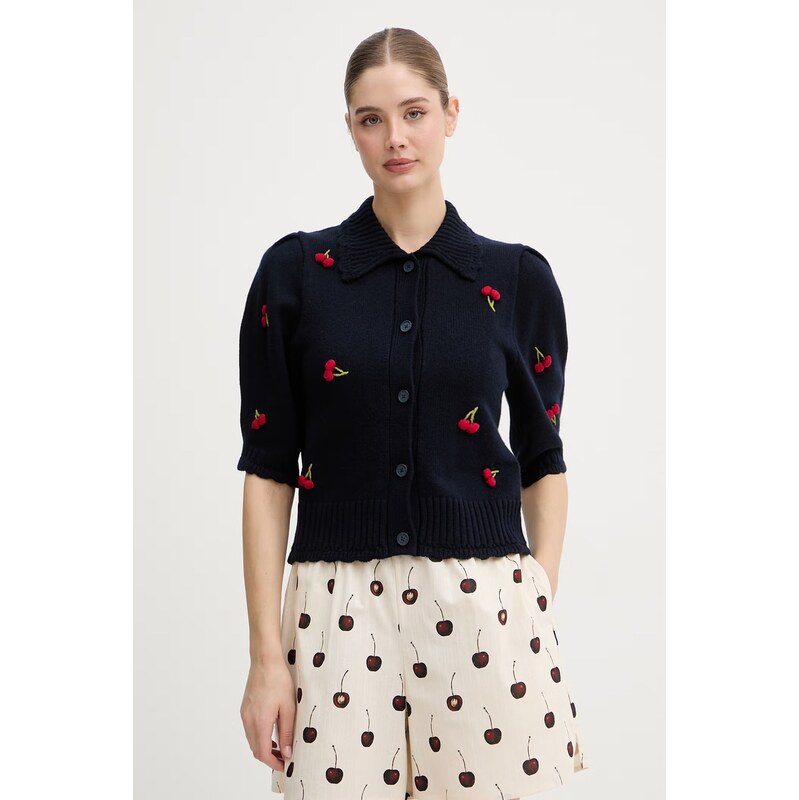 Stine Goya kardigán dámsky s prímesou vlny 68477749