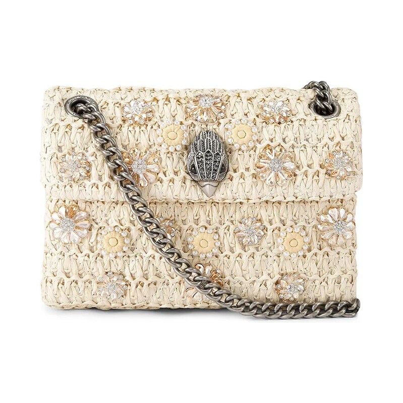 Kurt Geiger London crossbody kabelka dámska Raffia Mini Kensington 68477784
