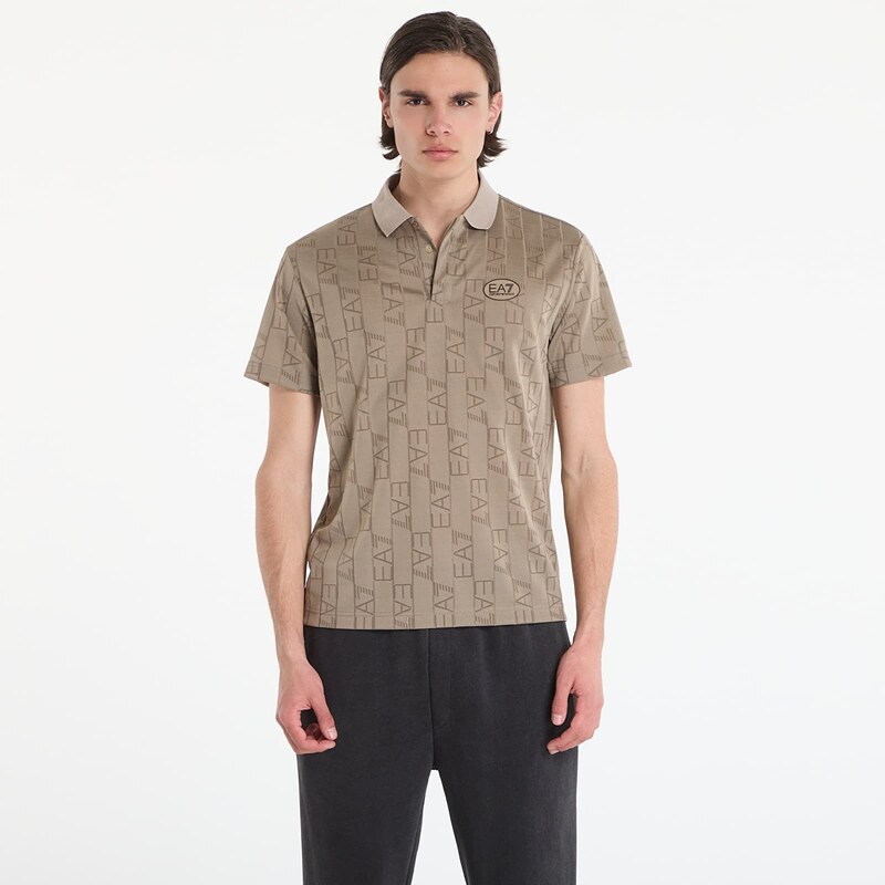 Tričko EA7 Emporio Armani Golf Pro Polo Shirt Fancy Roasted Cashew 68479753