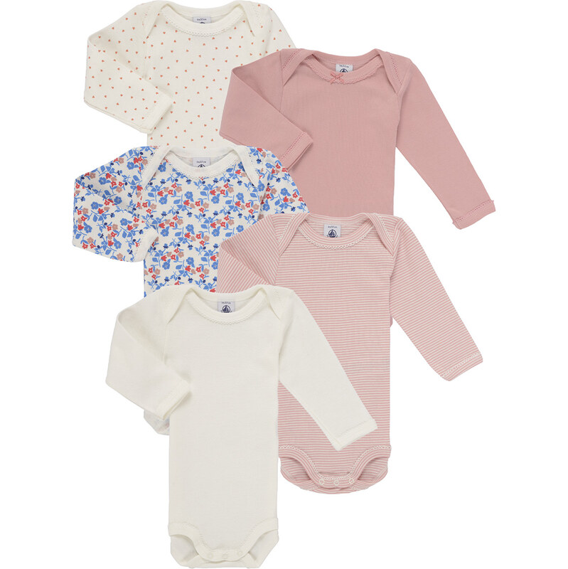 Petit Bateau Detské body 5 BODIES US ML Petit Bateau 68488754