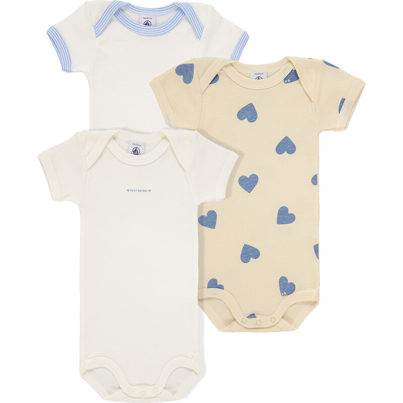 Petit Bateau Detské body 3 BODIES US MC Petit Bateau 68488755