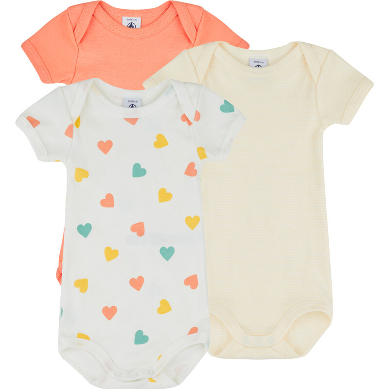 Petit Bateau Detské body 3 BODIES US MC Petit Bateau 68488758