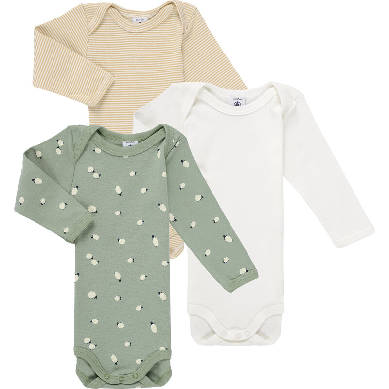 Petit Bateau Detské body LOT BODIES X3 Petit Bateau 68488931