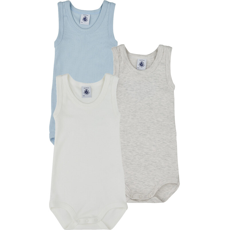 Petit Bateau Detské body 3 BODIES SM Petit Bateau 68492167