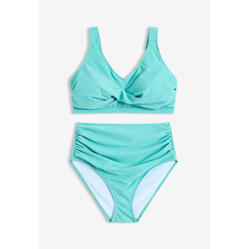 bonprix Bikiny (2-dielne), mierne tvarujúci efekt, zavinovací vzhľad, 68472159
