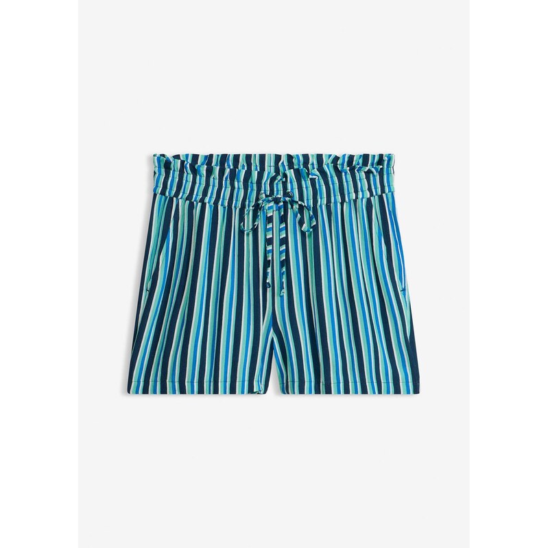bonprix Plážové šortky zo štruktúrovaného pokrčeného materiálu, farba 68482356