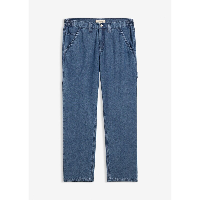 bonprix Relaxed-Fit džínsy, ľahké, Carpenter, s komfortným pásom, 68482416