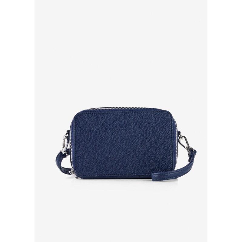 bonprix Mini kabelka s odnímateľným remienkom, farba modrá 68482444