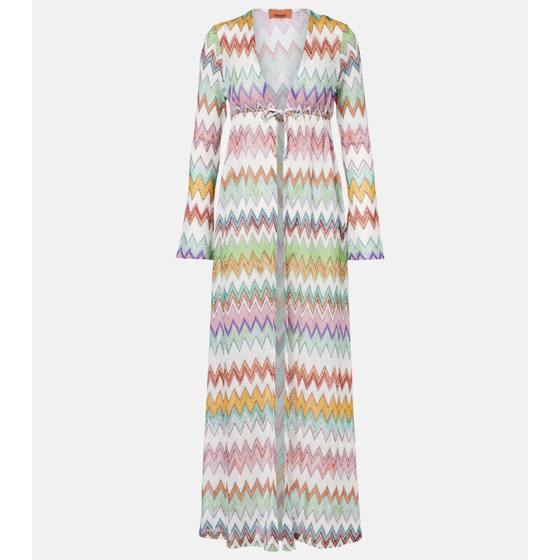 Missoni Zigzag lamÃ beach cover-up 68485852
