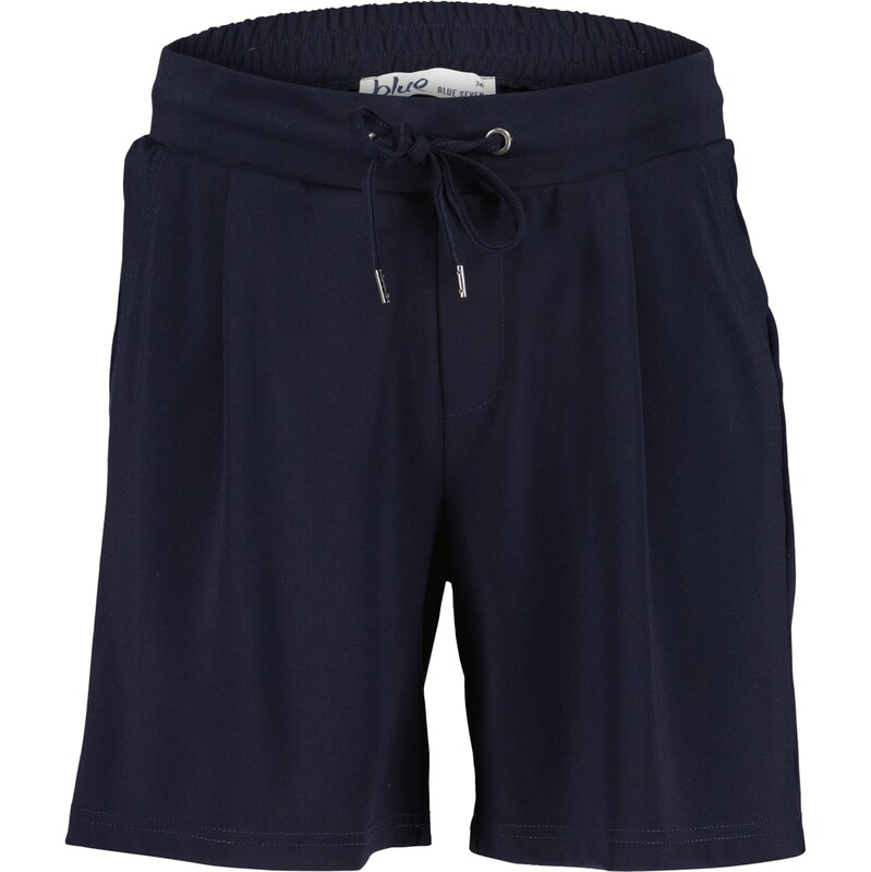 BLUE SEVEN Plisované nohavice námornícka modrá 68490362