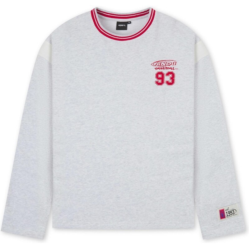 AND1 Mikina Core 93 červená 68490472