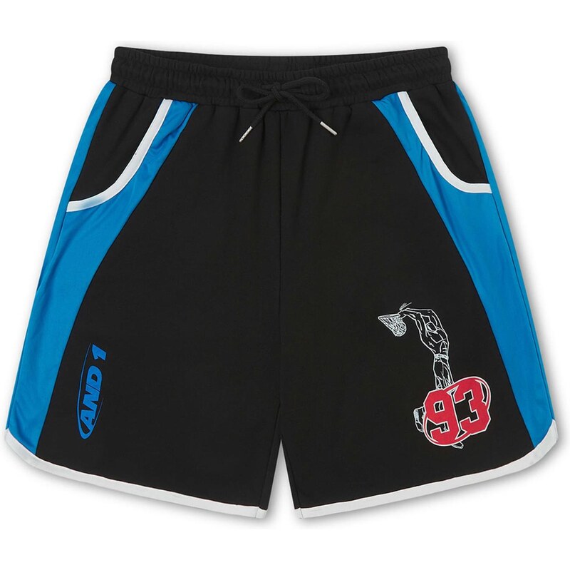 AND1 Nohavice modrá / červená / čierna 68490463