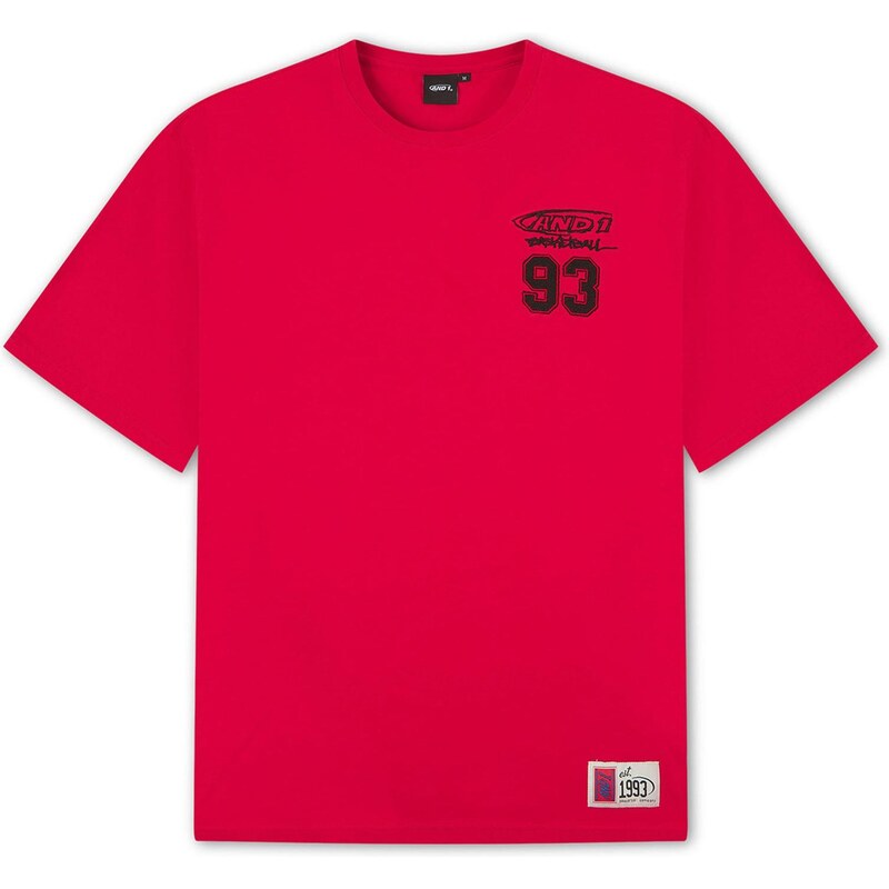 AND1 Tričko červená 68490465