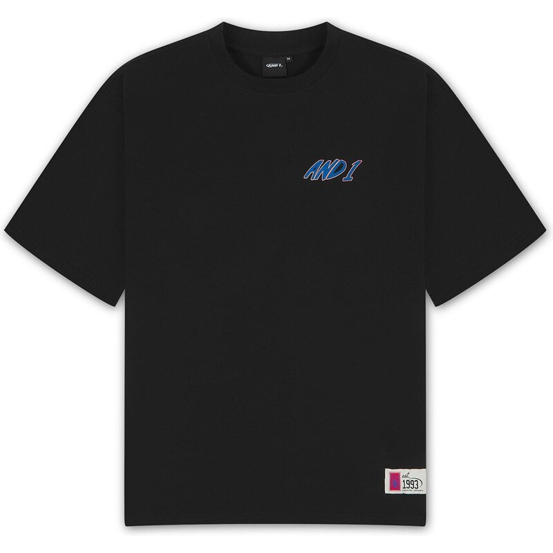 AND1 Tričko modrá / svetlosivá / oranžová / čierna 68490507