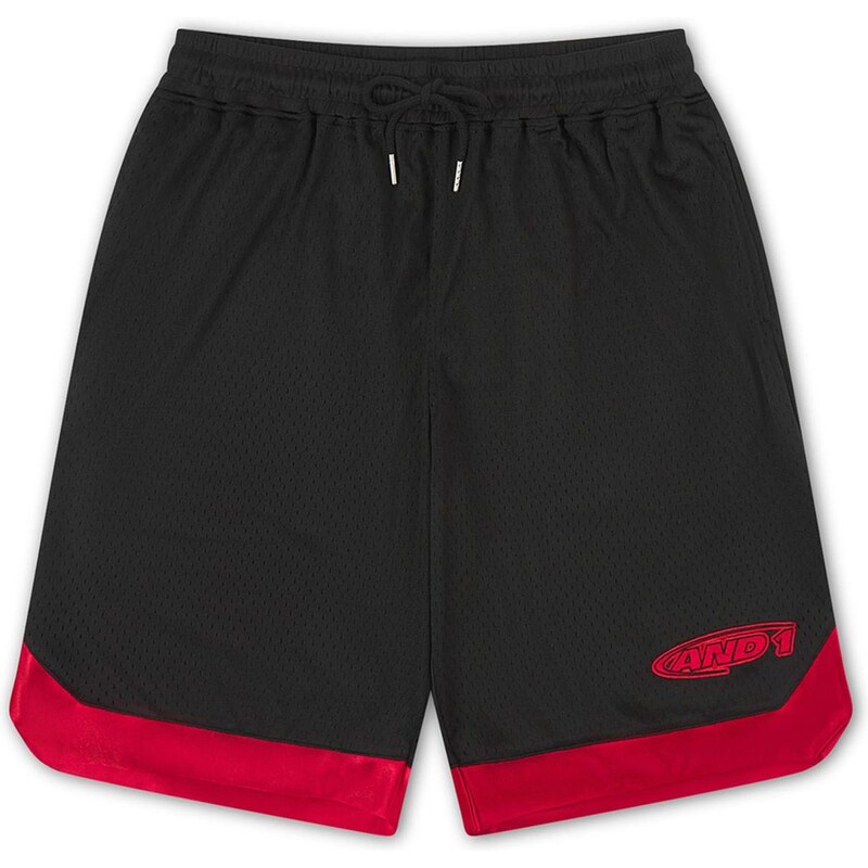 AND1 Nohavice jasne červená / čierna 68490517