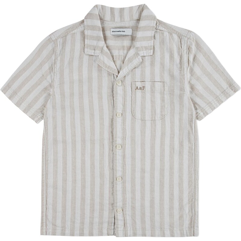 Abercrombie & Fitch Košeľa tmavošedá / svetlosivá 68490608