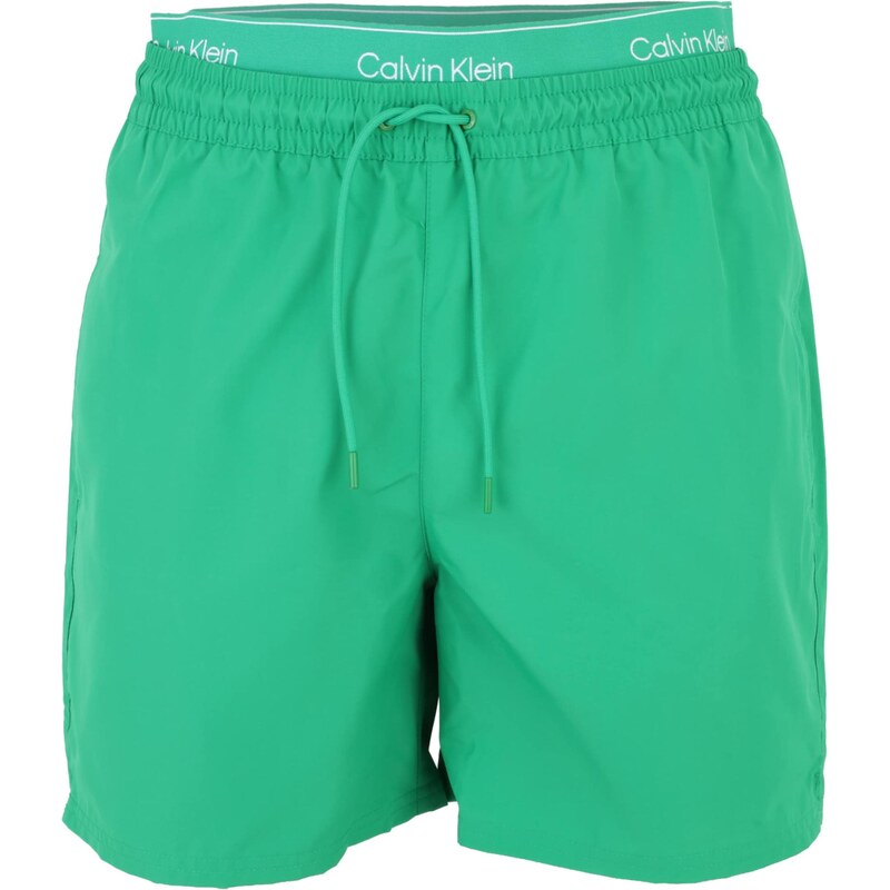 Calvin Klein Swimwear Plavecké šortky ESSENTIALS zelená 68490649
