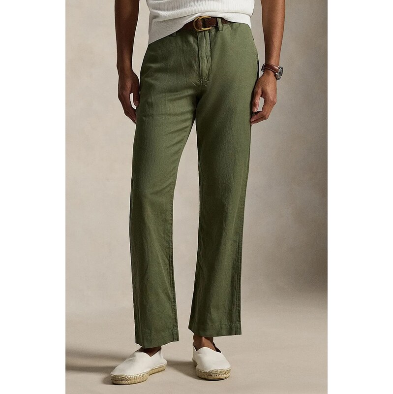 Polo Ralph Lauren nohavice pánske ľanové 68488088