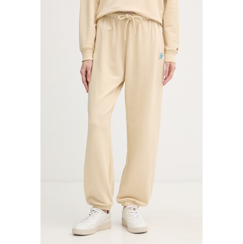 Tommy Hilfiger teplákové nohavice dámske s bavlnou 68488089