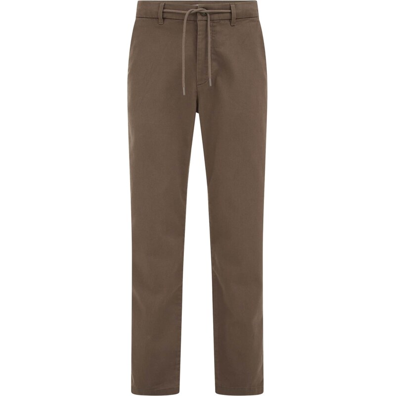 WE Fashion Chino nohavice hnedá 68490815
