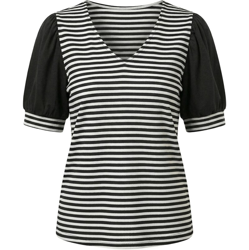 Imily Bela Tričko čierna / biela 68490851