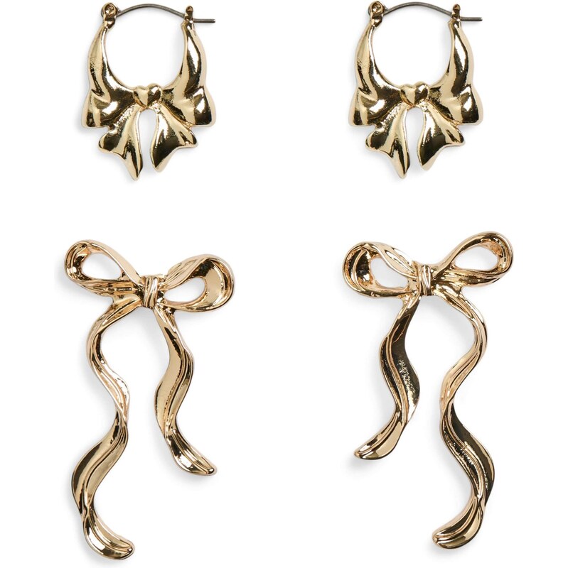 PIECES Náušnice PCBENE zlatá 68491218