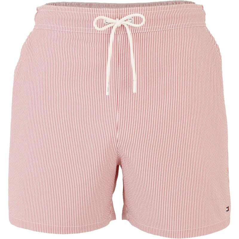 Tommy Hilfiger Underwear Plavecké šortky ITHACA červená / biela 68491274
