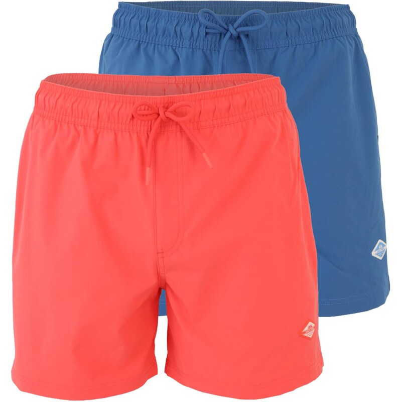 JACK & JONES Plavecké šortky JPSTMAUI jasne červená / čierna 68491428