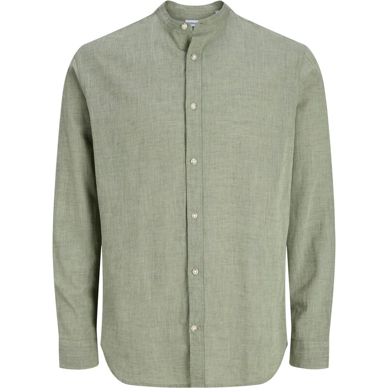 JACK & JONES Košeľa JJESUMMER zelená melírovaná 68491465