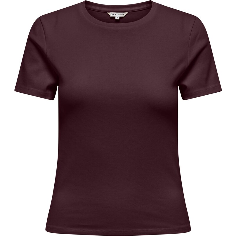 ONLY Tričko ONLRILEY vínovo červená 68491529