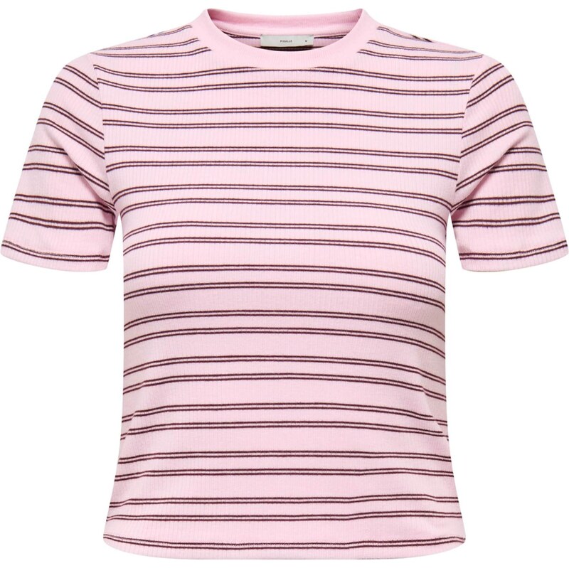 ONLY Tričko ONLLUPE ružová / vínovo červená 68491594