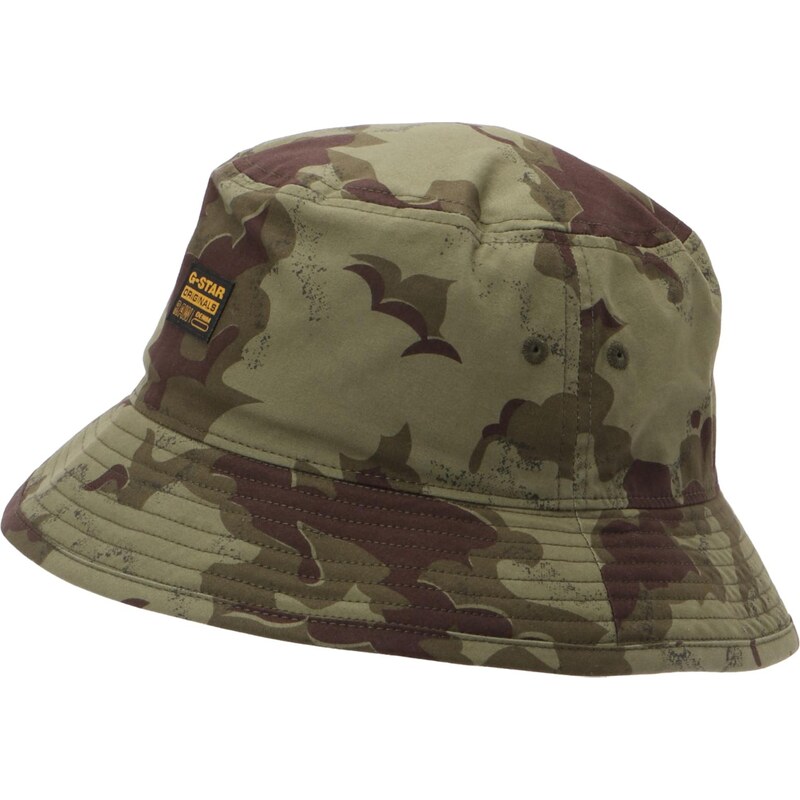 G-STAR Klobúk čokoládová / zelená / tmavozelená 68491622