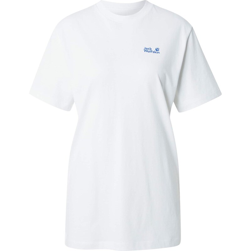 JACK WOLFSKIN Funkčné tričko LIVE WILD modrá / biela 68491728