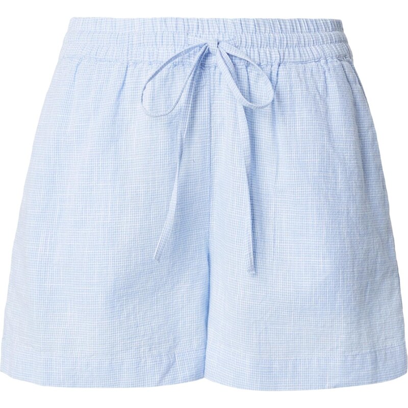 VERO MODA Nohavice VMTHILDE modrosivá / biela 68491777