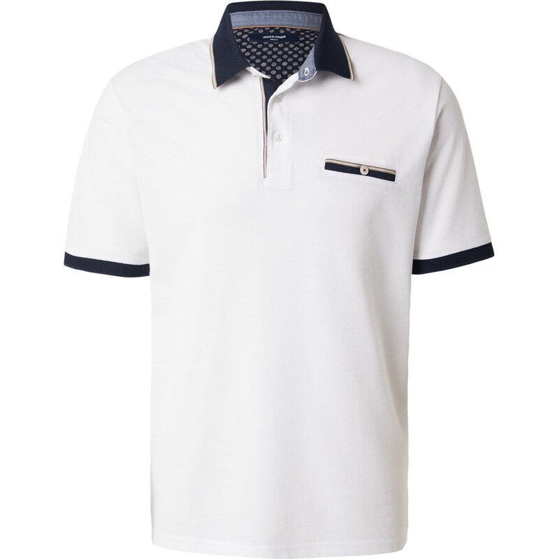 Jack & Jones Premium Tričko námornícka modrá / biela 68491792